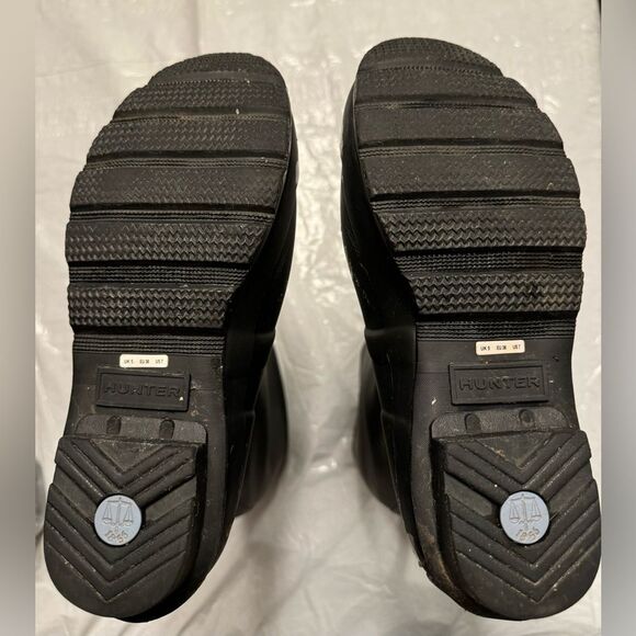 Hunter Women’s Original Tall Waterproof Solid Matte Black Size US 7 - Picture 9 of 14